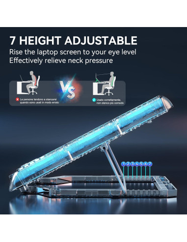 Base de Enfriamiento para Laptop Gaming ICE COOREL Q9 15 Ventiladores RGB