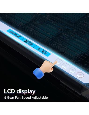 Base de Enfriamiento para Laptop Gaming ICE COOREL Q9 15 Ventiladores RGB