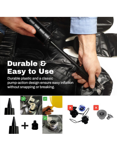 Bomba de Aire de Mano Chrome Cherry 0.11 kg Compacta