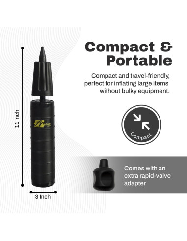 Bomba de Aire de Mano Chrome Cherry 0.11 kg Compacta