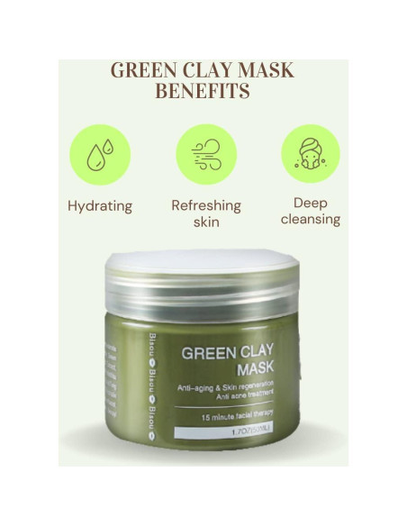 Conjunto de 3 Máscaras Faciales de Carbón Top Fortune - Barro del Mar Muerto