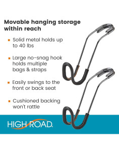 Ganchos Contour de Cuero High Road para Reposacabezas - 2 Piezas 2