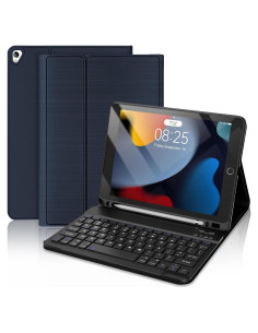 Funda D DINGRICH con teclado para iPad 10.2 9/8/7 gen