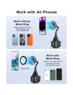 Soporte de Teléfono Magnético para Coche SUPERONE Ajustable 2