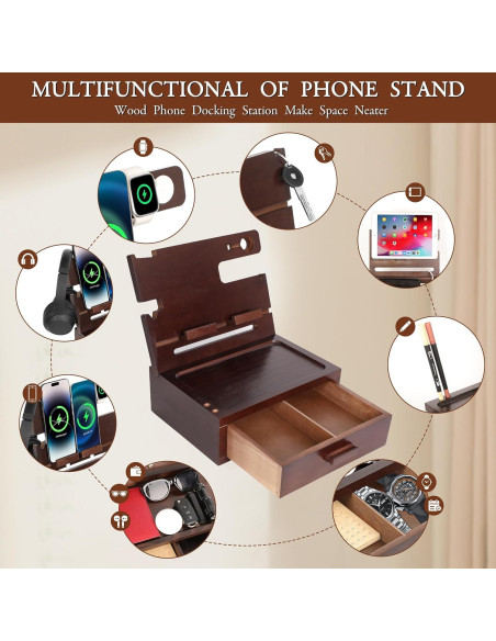 Estación de Acoplamiento de Madera Xgunion con Cajón 1.67 kg
