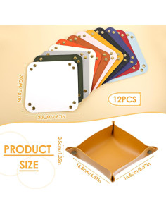 12 Bandejas de Cuero Tolare para Llaves y Joyería 2