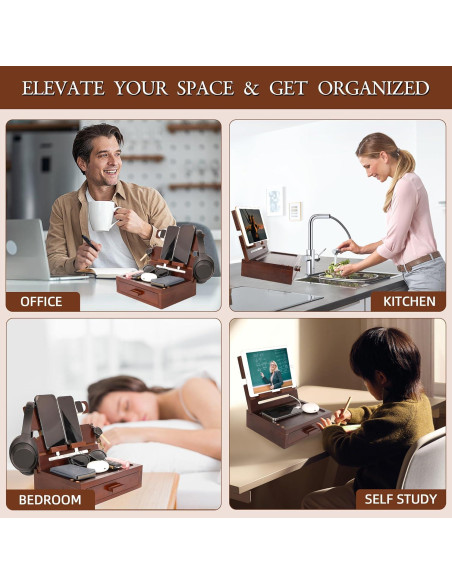 Estación de Acoplamiento de Madera Xgunion con Cajón 1.67 kg