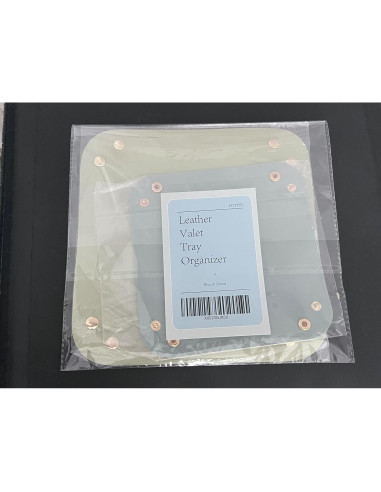 Organizador de bandeja de cuero POTTIIS 2 tamaños Azul Verde