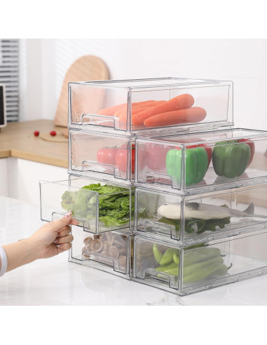 Cajón de Almacenamiento Apilable SIMPEXPE 2 Paquete 32x15x11cm