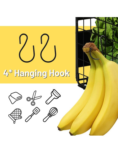 Estante Magnético Ofiray-home para Nevera 2.99 kg Negro