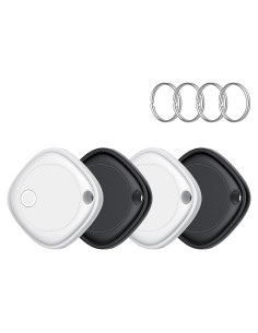 Rastreador Bluetooth Ajblg Air Tag 4 Pack iOS IP67