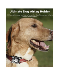 Soporte para Collar de Perro AirTag Pup Cove Azul Impermeable 2