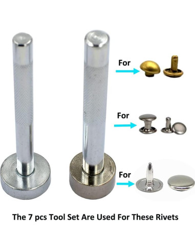 Juego de Herramientas de Remaches DGOL 7 Pcs Metal 6-10mm