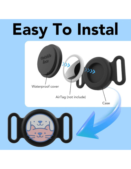 Funda Protectora para AirTag de Mascotas SOBERNA - Impermeable y Resistente Funda Protectora para AirTag de Mascotas SOBERNA - Impermeable y Resistente