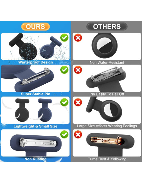 Soporte Impermeable para AirTag AGMZ - 2 Piezas