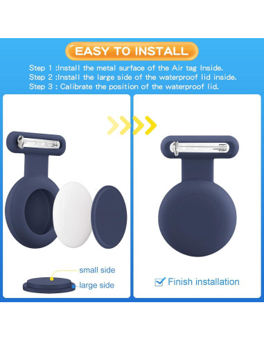 Soporte Impermeable para AirTag AGMZ - 2 Piezas