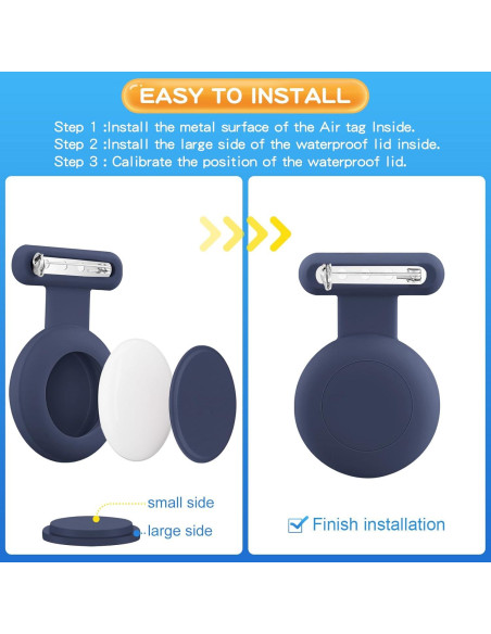 Soporte Impermeable para AirTag AGMZ - 2 Piezas