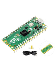 Placa Microcontrolador UeeKKoo Pico 2 con Encabezado Amarillo