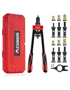 Kit de Herramienta de Tuerca Remachada AOBEN 14" Profesional