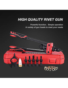 Kit de Herramienta de Tuerca Remachada AOBEN 14" Profesional 2