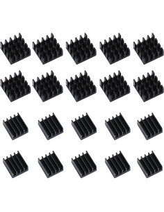 Kit 40 Disipadores de Aluminio para Raspberry Pi - ESUMIC 2