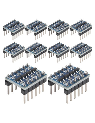 Convertidor de Nivel Lógico IIC I2C AITIAO 10pcs Pre-soldado 3.3V a 5V