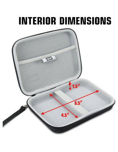 Funda de Viaje USA Gear para Raspberry Pi 3 y 4 - Negra