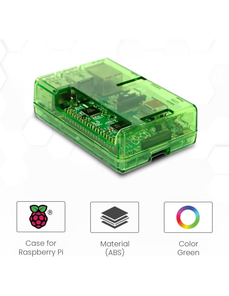 Caja Protectora Verde SB Components para Raspberry Pi 2 Modelo B