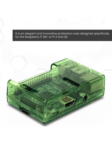 Caja Protectora Verde SB Components para Raspberry Pi 2 Modelo B