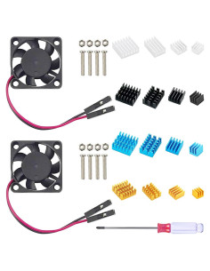 Ventilador de Refrigeración 2 Pcs DKARDU para Raspberry Pi 4