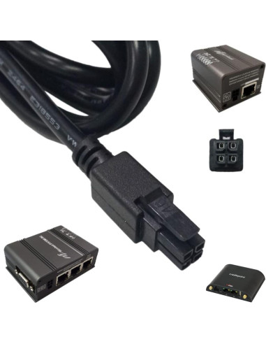 Cable de Alimentación DC Molex 4 Pines CompuPort 1.52m