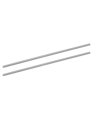 Barra de Acero Redonda HSS 3mm x 150mm uxcell - 2 Piezas
