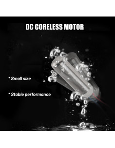6 Motores de Vibración Sin Núcleo DC 7x25mm Zard 1-6V 2