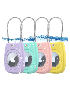 Soporte impermeable para AirTag Pautas - 4 colores - Pack de 4