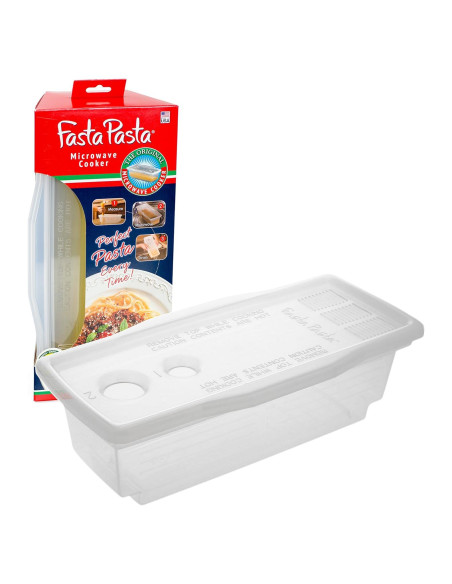 Cocedor de Pasta Fasta Pasta para Microondas 1 Cuenta Antiadherente
