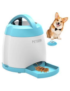 Dispensador Automático de Golosinas para Perros PETGEEK Azul