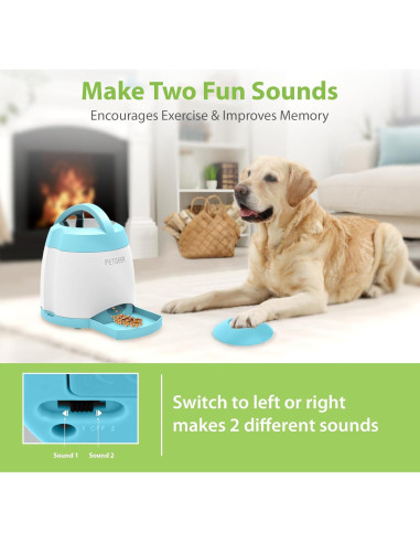 Dispensador Automático de Golosinas para Perros PETGEEK Azul