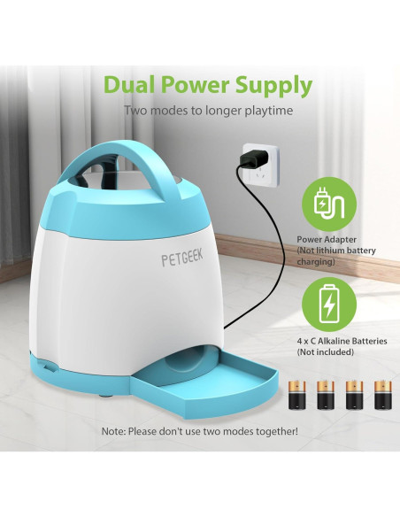 Dispensador Automático de Golosinas para Perros PETGEEK Azul