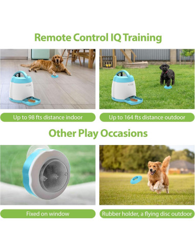 Dispensador Automático de Golosinas para Perros PETGEEK Azul