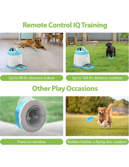 Dispensador Automático de Golosinas para Perros PETGEEK Azul