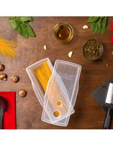 Cocedor de Pasta Fasta Pasta para Microondas 1 Cuenta Antiadherente