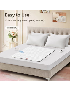 Protector de Colchón Calentado Bwarm Mini Twin Impermeable 79x140cm 2