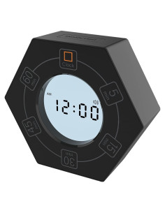 Temporizador Digital Znewtech con Reloj y 5 Configuraciones