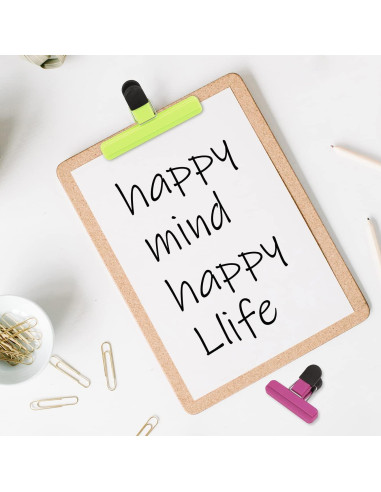 Clips para Bolsas TACGEA - Paquete de 8 (4 grandes, 4 pequeños)