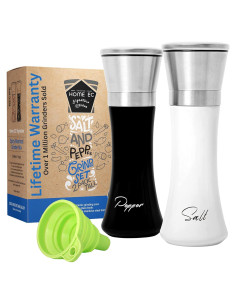 Juego de Molinillos de Sal y Pimienta HOME EC 2pk Acero Inoxidable