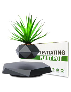 Maceta Flotante Magnética Ronsoile para Bonsai - Negro