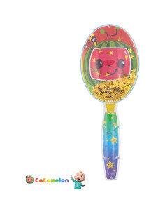 Cepillo de Cabello CoComelon Verde con Confeti Brillante 2