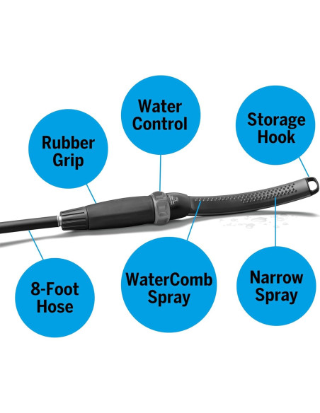 Accesorio de Ducha para Perros Waterpik Pet Wand Pro Deluxe 33cm