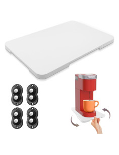 Bandeja Deslizante de Bambú 35.5x25.4cm para Cafetera GIASSVIO