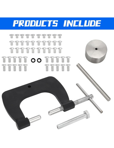 Kit de Remaches Semi Tubulares Foruly 50 Piezas para Reparación